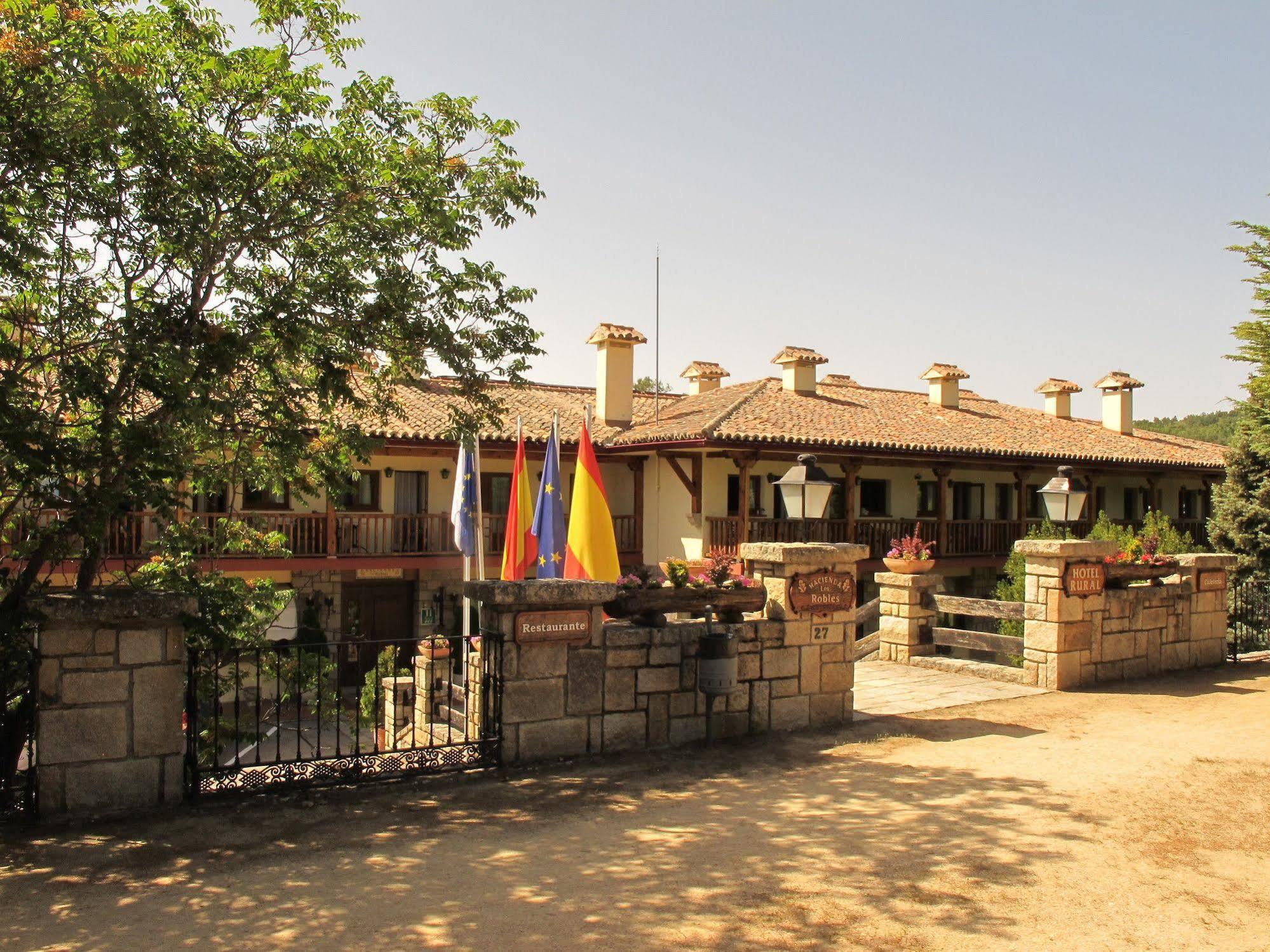 Hotel Rural Spa & Wellness Hacienda Los Robles Navacerrada Exterior foto